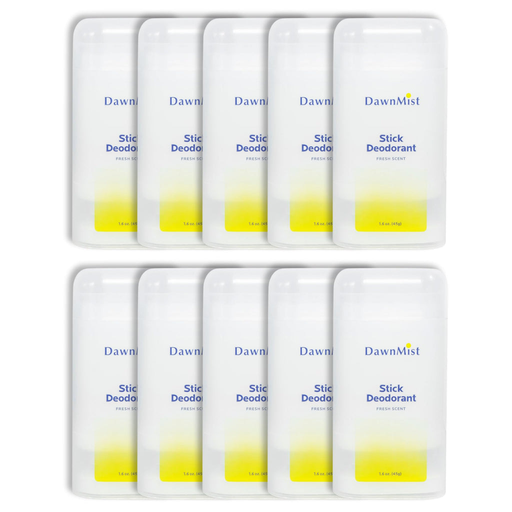 Dukal Dawn Mist Stick Deodorant, Fresh Scent – 1.6 oz, 10-Pack | DawnMist