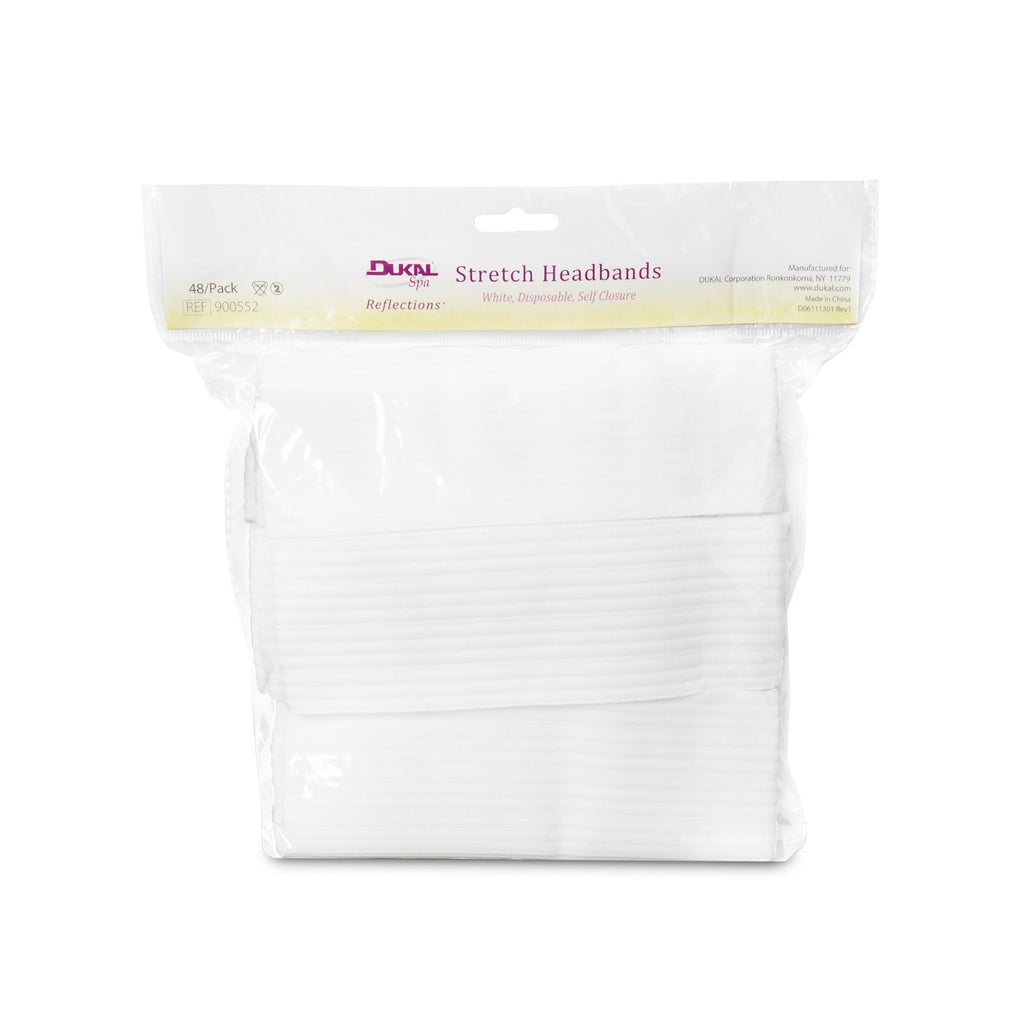 Dukal Disposable Stretchable Headband with Closure – 48 Count