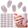 DUKASOU Semi Cured Gel Nail Strips, 28 Pcs — Salon-Quality DIY Nails at Home