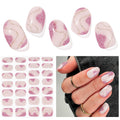 DUKASOU Semi-Cured Gel Nail Strips – Bling, 28 Pcs, DIY Salon-Quality Nails