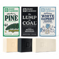 Duke Cannon 3-Pack Big Brick Soap for Men – Coal, Santa's Pipe Smoke, Peppermint Bark (10 oz each)