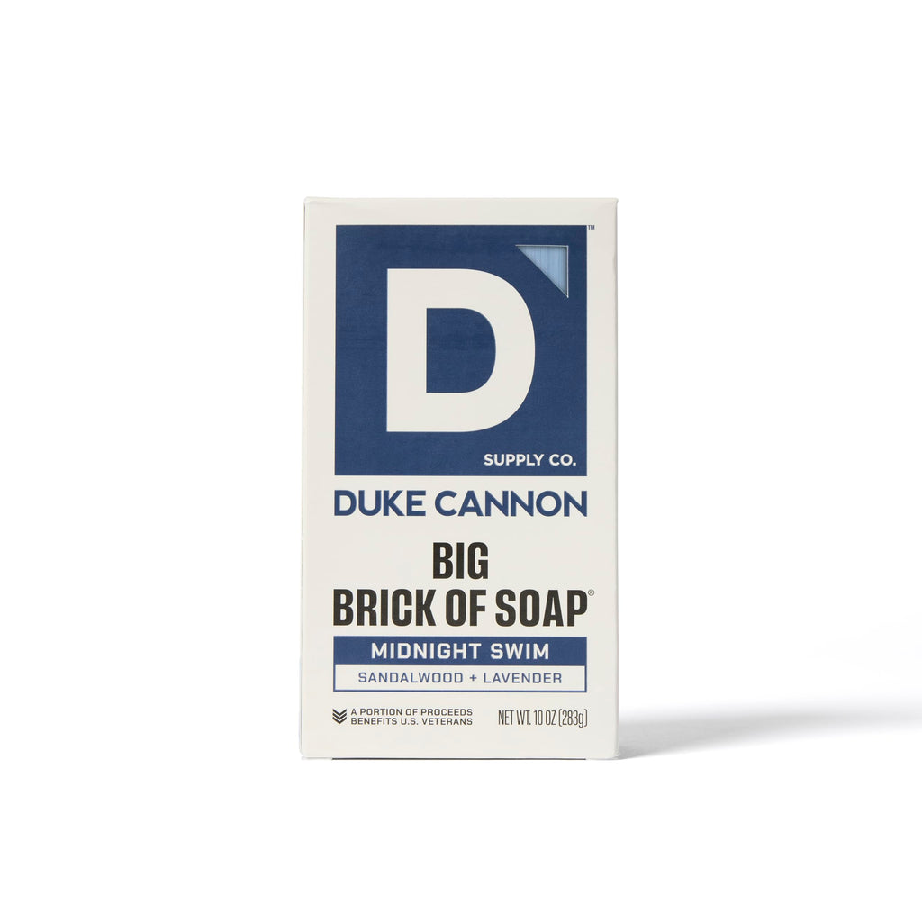 Duke Cannon Supply Co. Big Brick Soap 4-Pack: Pine Tar & Busch Beer, 10oz Bars