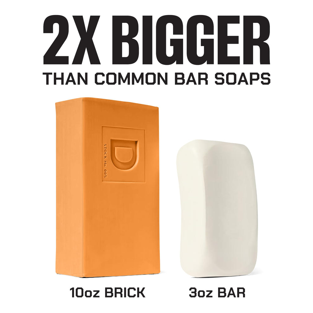 Duke Cannon Big Brick Soap for Men – Bay Rum, Citrus Musk & Cedarwood, 3-Pack 10 oz