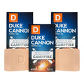 Duke Cannon Big Brick Soap Campfire 10oz 3-Pack – Smoky Hickory, American-Made