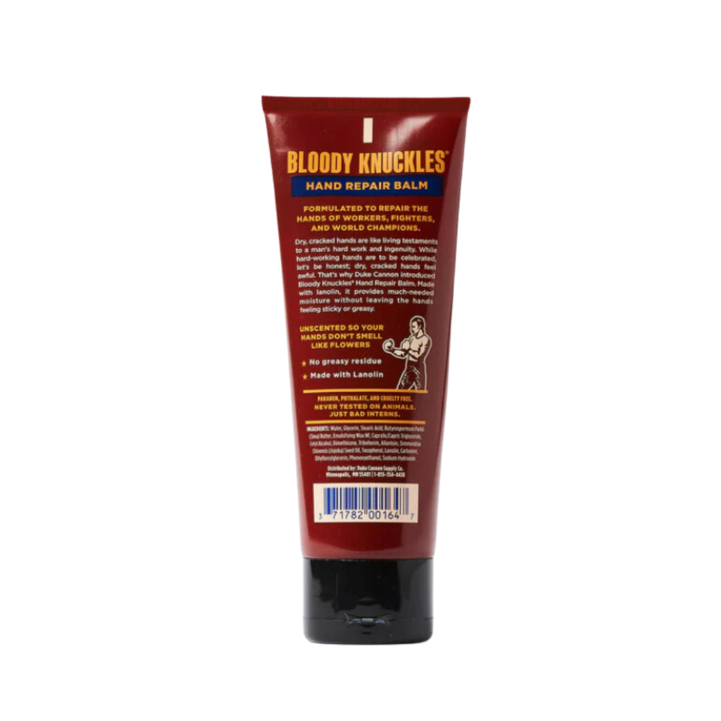 Duke Cannon Bloody Knuckles Hand Repair Balm – Travel Size 3 oz, Unscented, Non-Greasy (4 Pack)