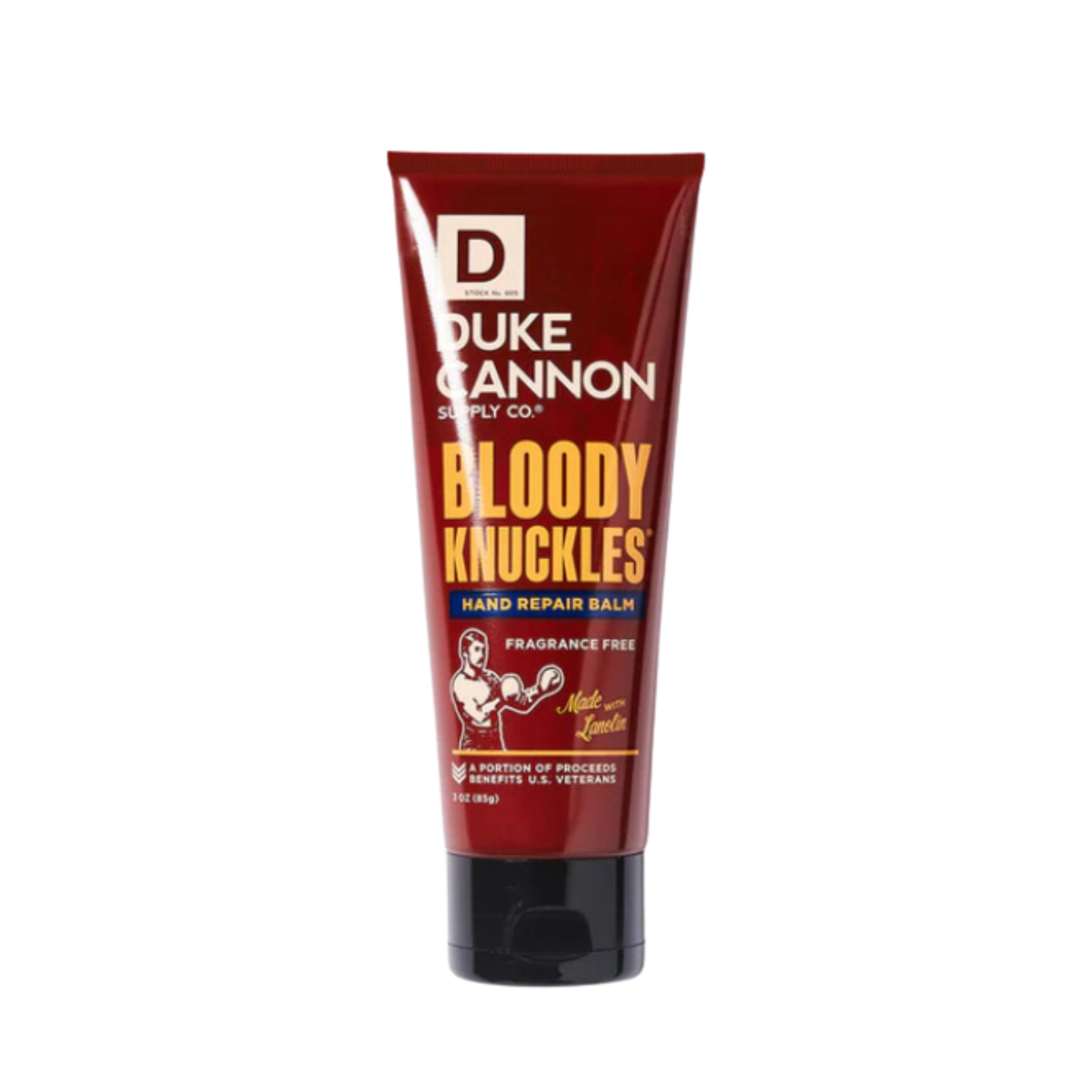 Duke Cannon Bloody Knuckles Hand Repair Balm – Travel Size 3 oz, Unscented, Non-Greasy (4 Pack)