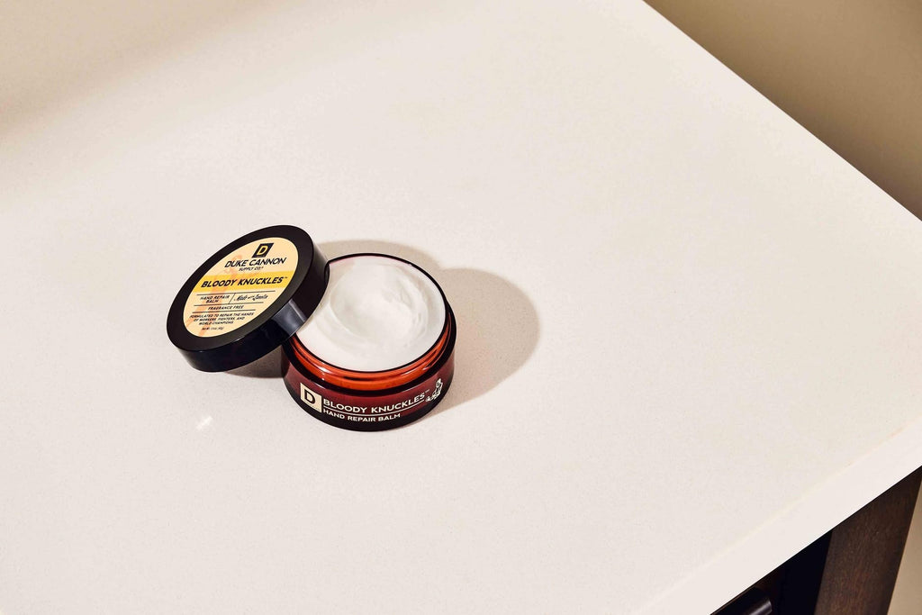 Duke Cannon Bloody Knuckles Hand Repair Balm 3-Pack – Unscented 5 oz Hand Cream for Workers, Fighters & Athletes