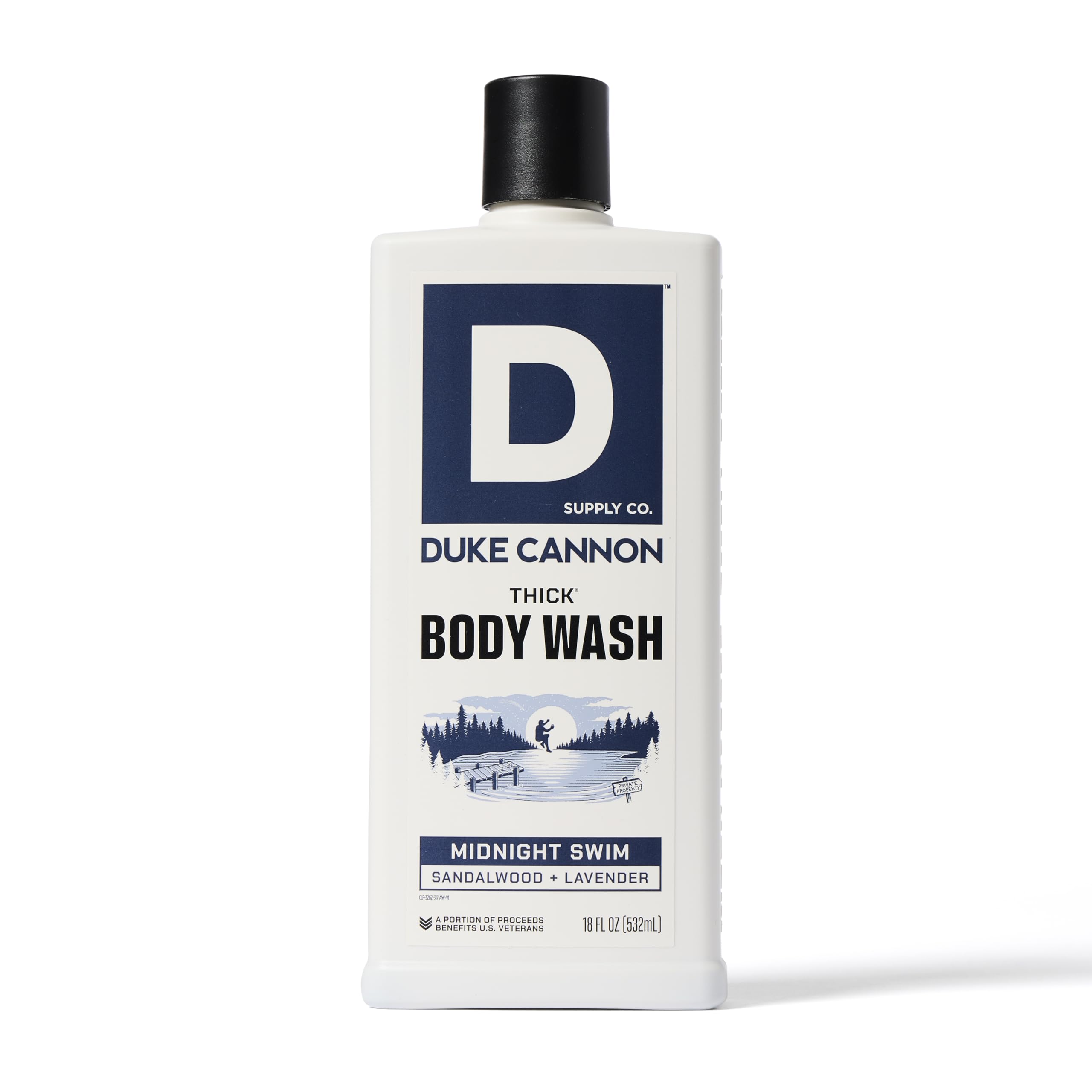 Duke Cannon Thick High Viscosity Body Wash – 3X Thicker, 18oz (Sawtooth, Midnight Swim & Bourbon)