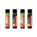 Duke Cannon Cannon Lip Balm 140° & Tactical Lip Protectant Bundle – SPF 30 & SPF 15 (Blood Orange Mint & Fresh Mint), 4-Pack