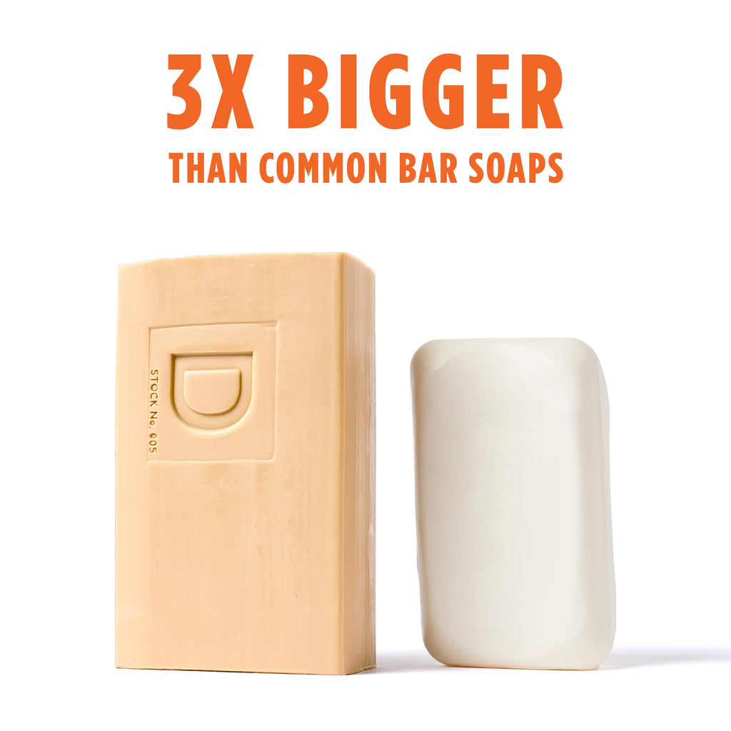 Duke Cannon Big Brick Campfire Soap – 10 oz Triple Milled Bar (6 Pack)