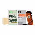 Duke Cannon Supply Co. Holiday Edition Illegally Cut Pine Soap & Tactical Scrubber | Fresh Cut Pine Scent | Paracord Pouch
