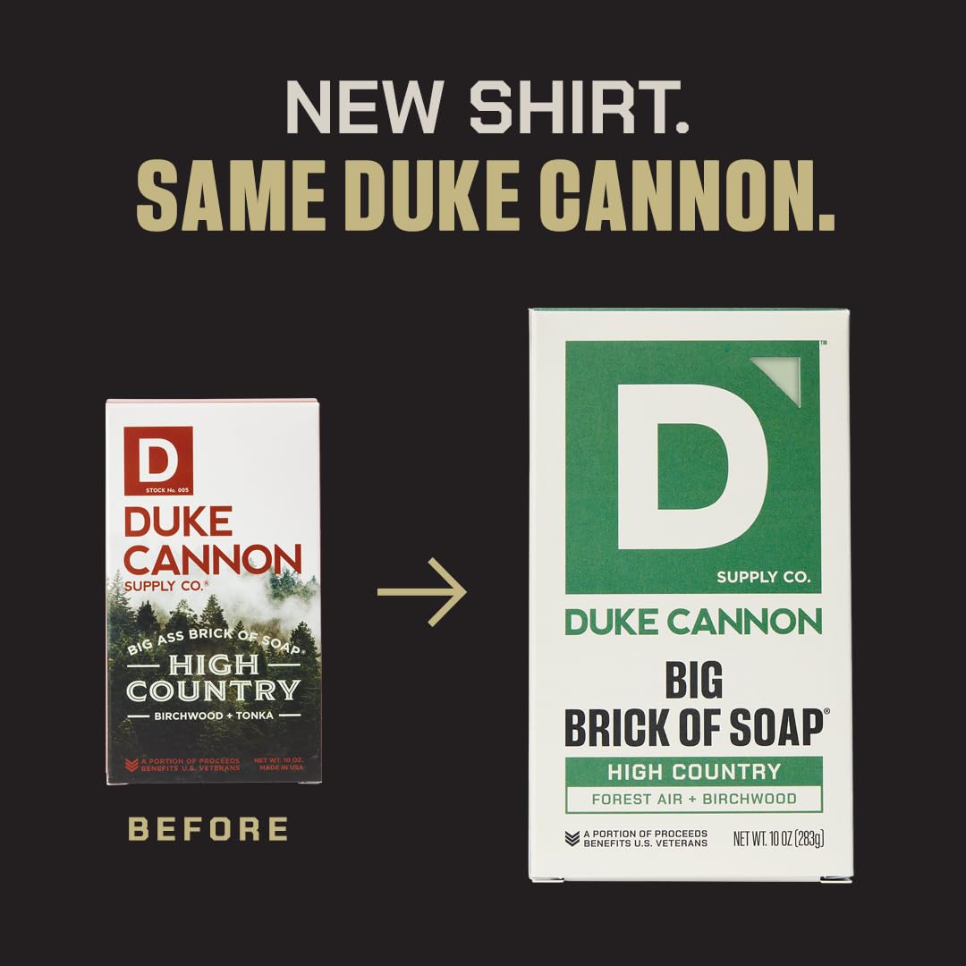 Duke Cannon Big Brick of Soap Bar Frontier 30 – 3-Pack Variety (Extra Large 10 oz Each)