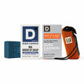 Duke Cannon Naval Diplomacy: Big Brick Soap + Rope Soap Pouch – 10 oz for Men