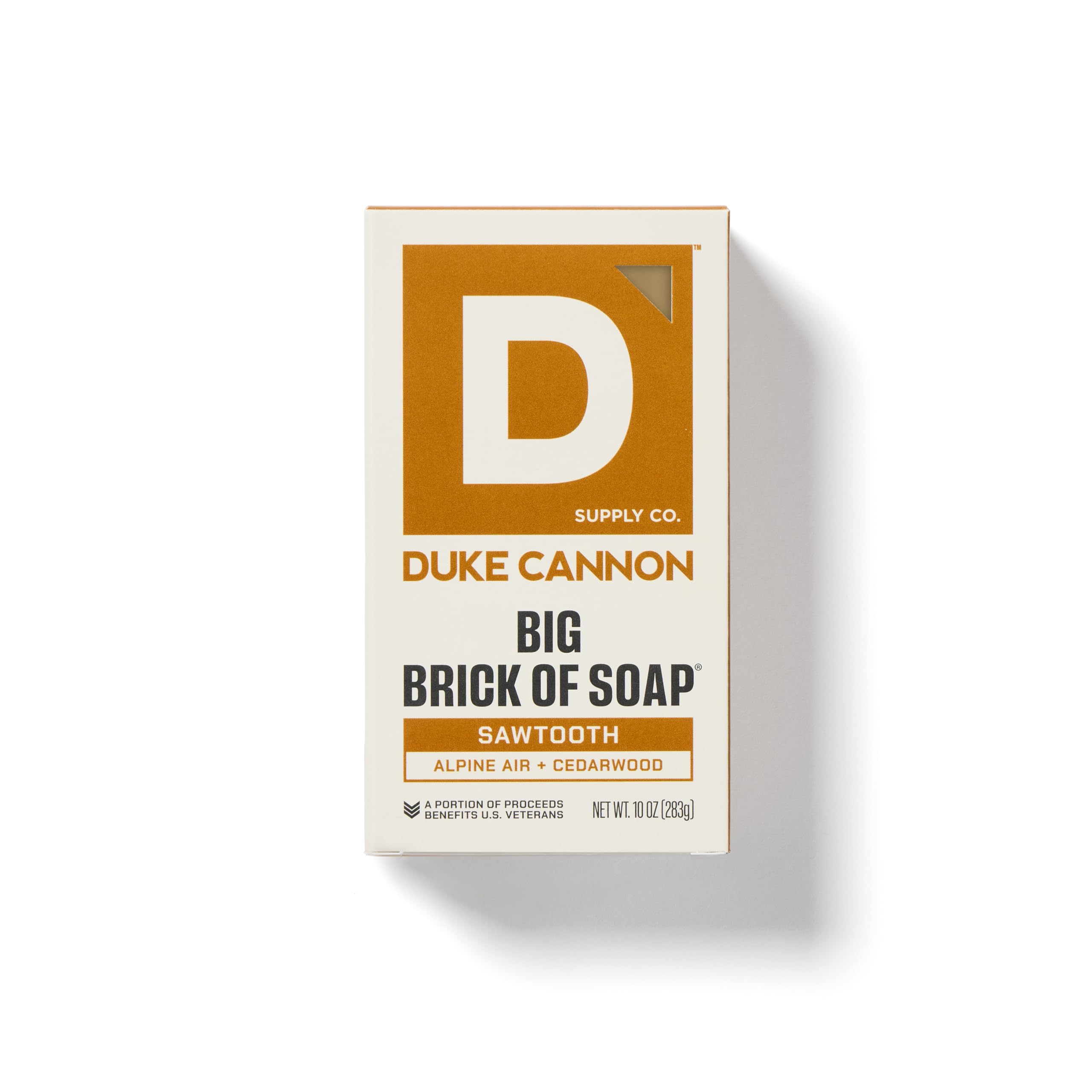 Duke Cannon Supply Co. Big Brick Soap 4-Pack: Pine Tar & Busch Beer, 10oz Bars