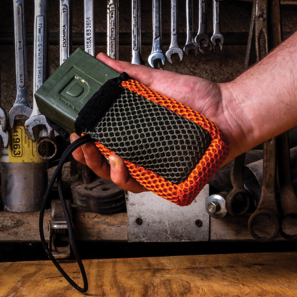 Duke Cannon Supply Co. Holiday Edition Illegally Cut Pine Soap & Tactical Scrubber | Fresh Cut Pine Scent | Paracord Pouch