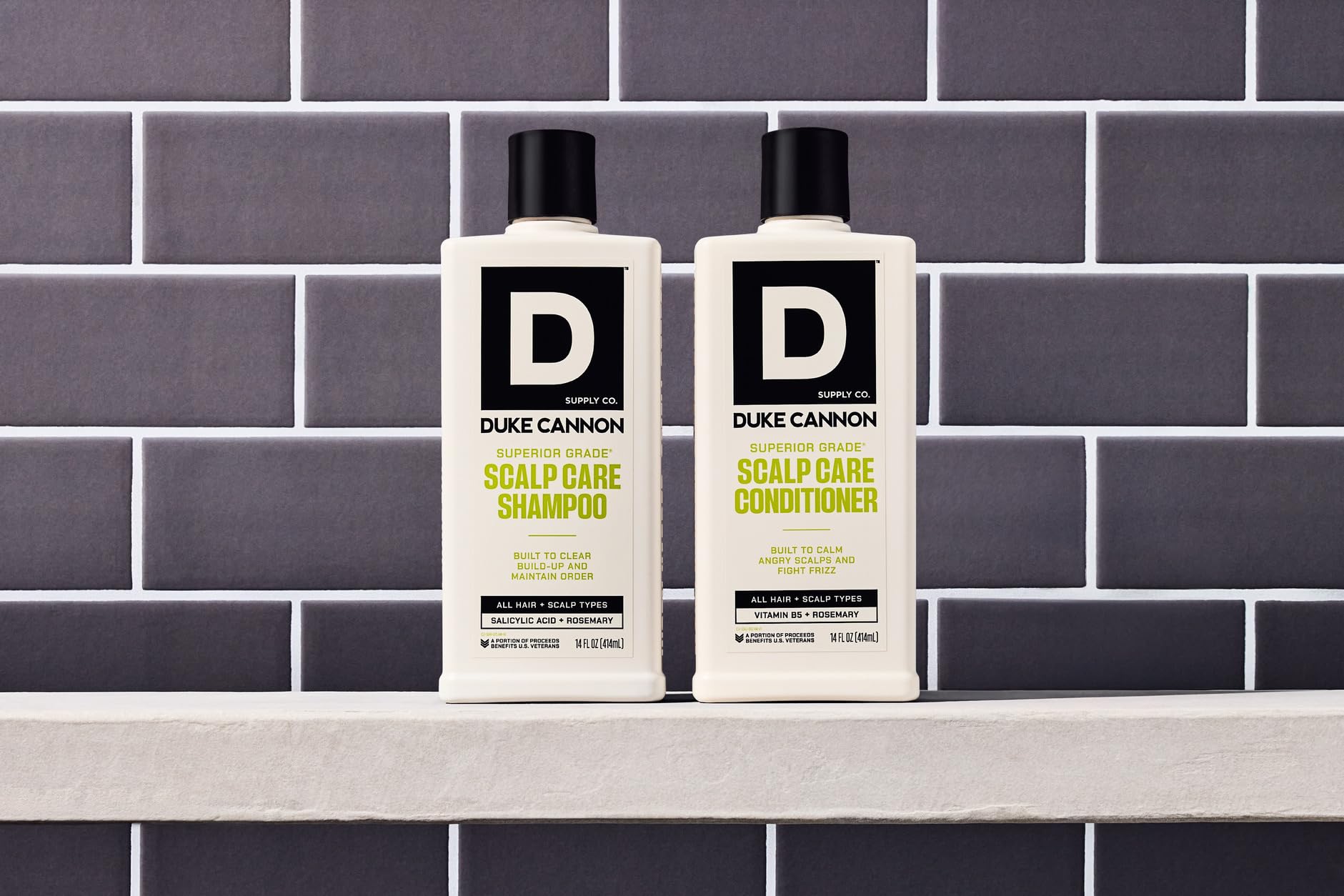 Duke Cannon Superior Grade Scalp Care Conditioner for Men, 14 oz – Vitamin B5 Hydration, Rosemary & Arnica