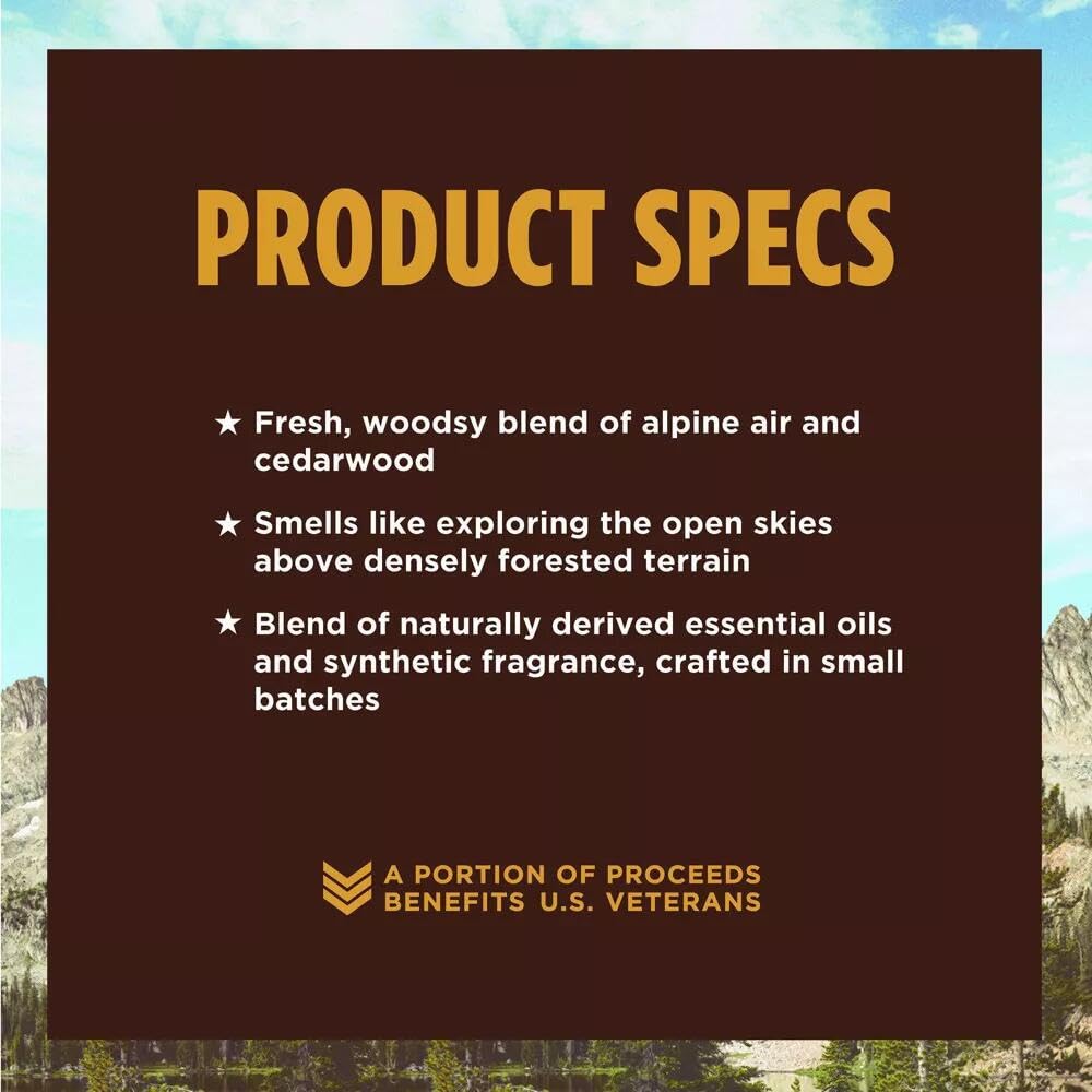 Duke Cannon Proper Cologne Sawtooth | Alpine Air & Cedarwood | 1.7 fl oz