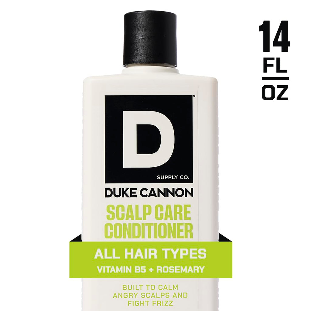 Duke Cannon Superior Grade Scalp Care Conditioner for Men, 14 oz – Vitamin B5 Hydration, Rosemary & Arnica