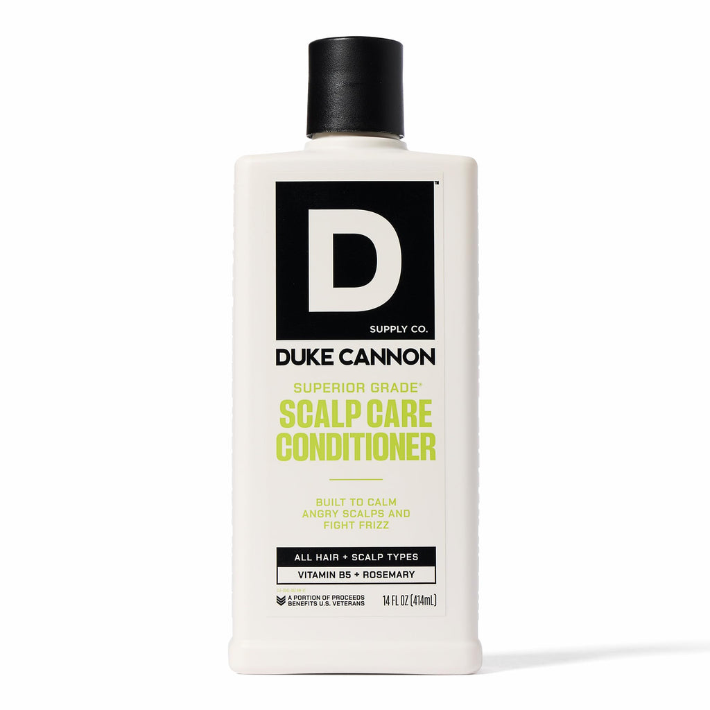 Duke Cannon Superior Grade Scalp Care Conditioner for Men, 14 oz – Vitamin B5 Hydration, Rosemary & Arnica