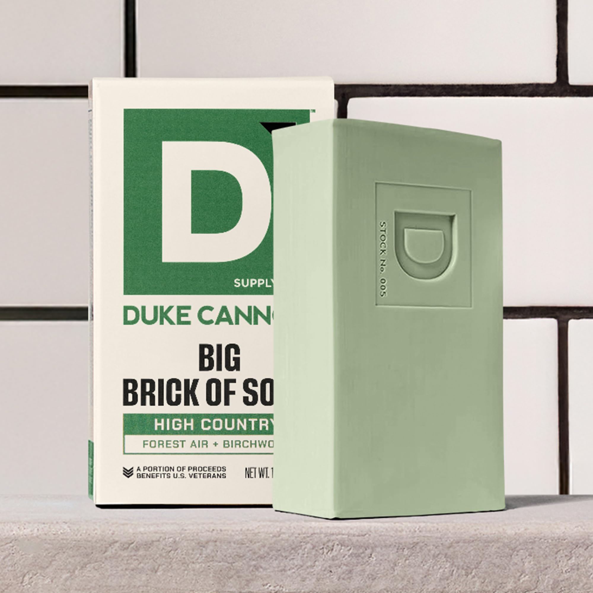 Duke Cannon Big Brick of Soap 6-Pack – High Country, Heavy-Duty 10 oz for Men