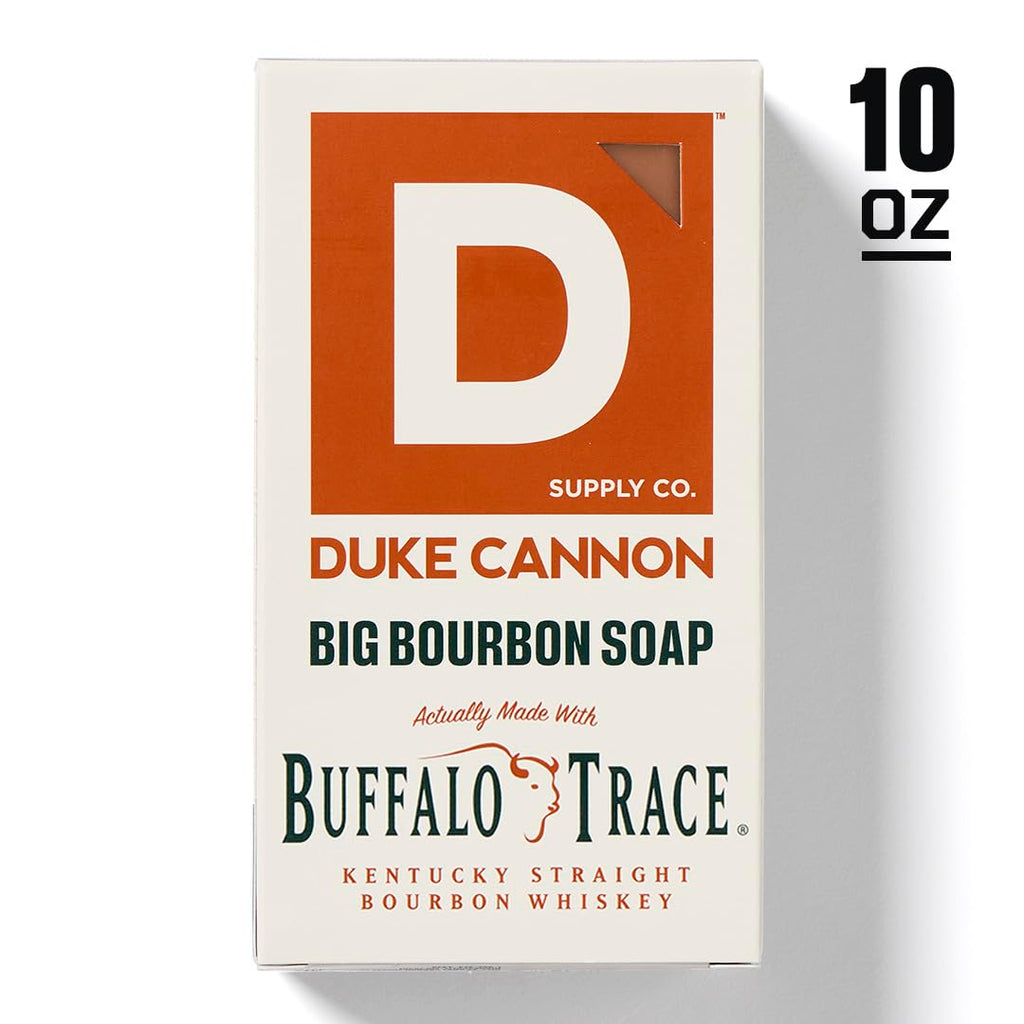 Duke Cannon Tactical Scrubber – Big American Bourbon Soap, Military-Grade Pouch, Oak Barrel Scent, 10 oz