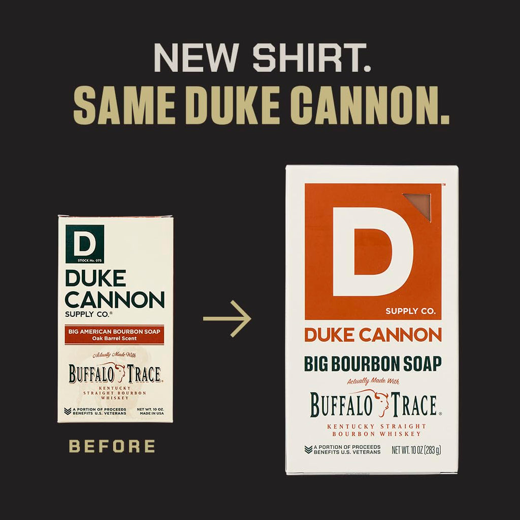Duke Cannon Tactical Scrubber – Big American Bourbon Soap, Military-Grade Pouch, Oak Barrel Scent, 10 oz