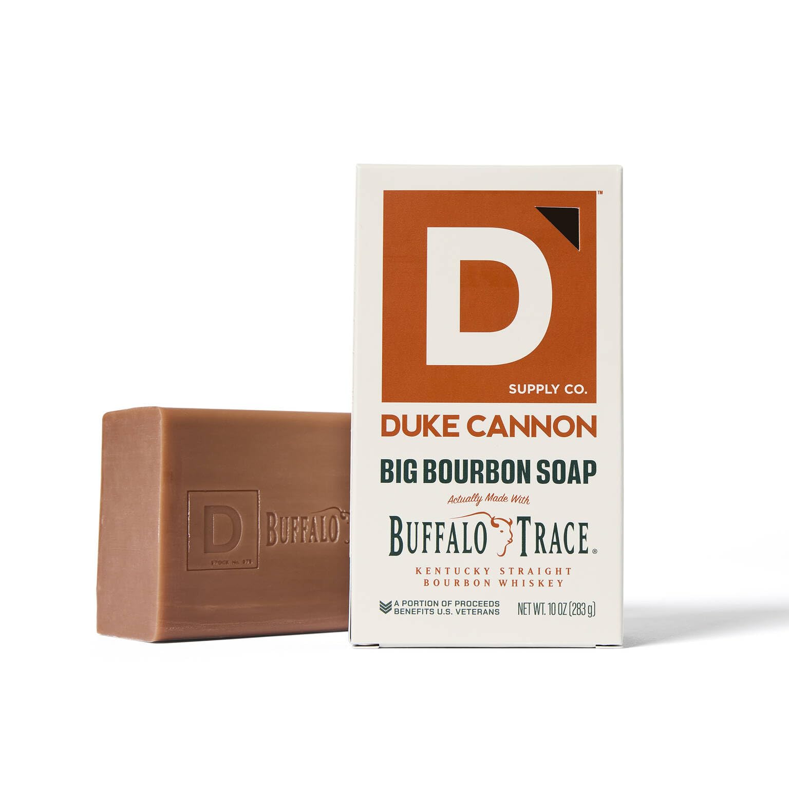 Duke Cannon Tactical Scrubber – Big American Bourbon Soap, Military-Grade Pouch, Oak Barrel Scent, 10 oz