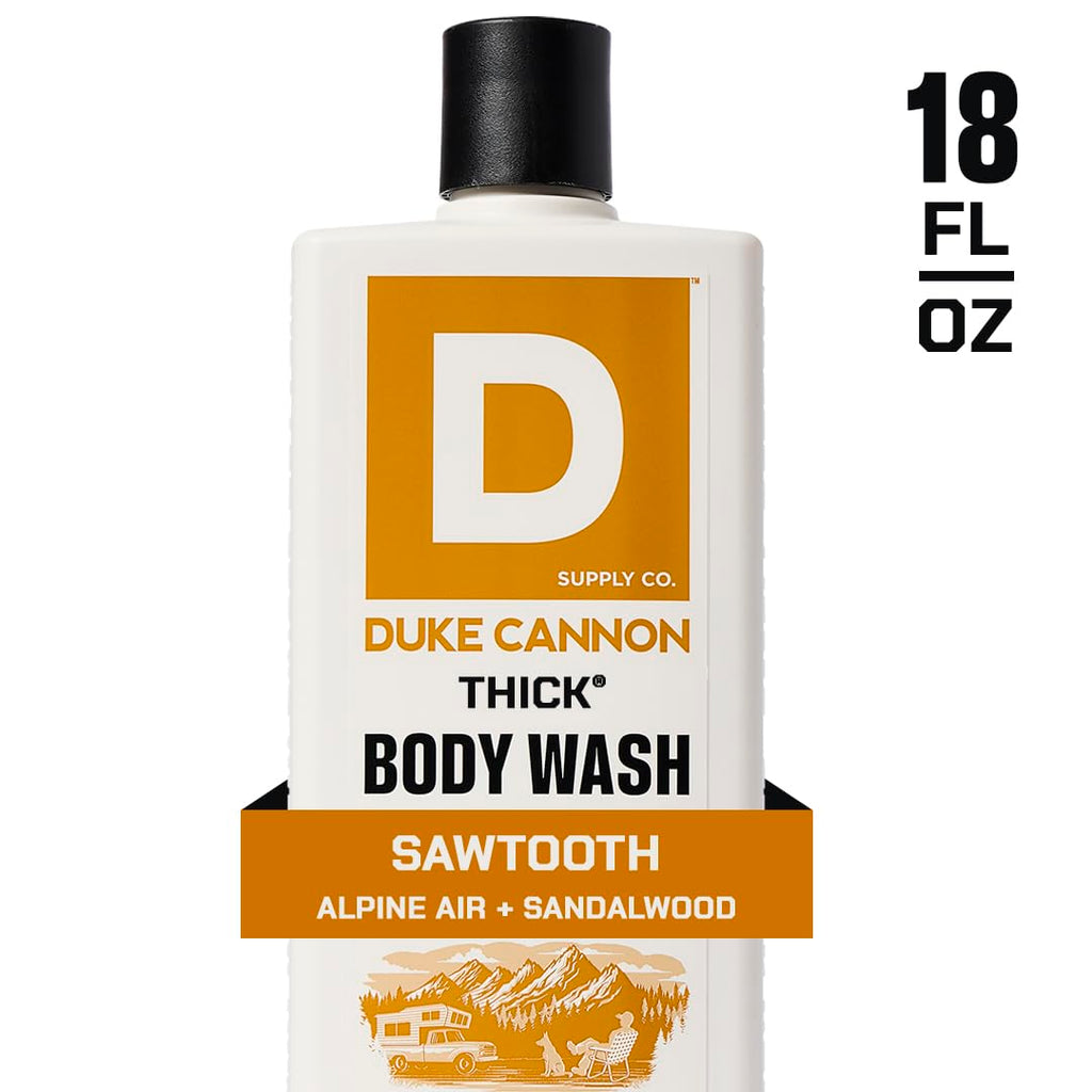 Duke Cannon 2-in-1 Tea Tree Hair Wash & Sawtooth Body Wash Bundle – Masculine Scent