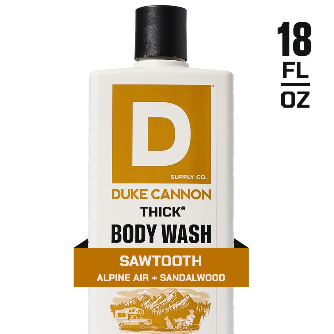 Duke Cannon 2-in-1 Tea Tree Hair Wash & Sawtooth Body Wash Bundle – Masculine Scent