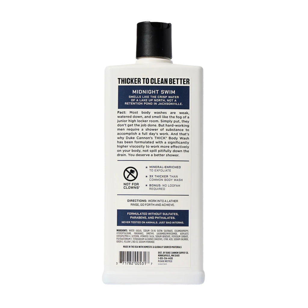 Duke Cannon THICK High-Viscosity Body Wash for Men 3-Pack – Naval Diplomacy, Midnight Swim, Superior