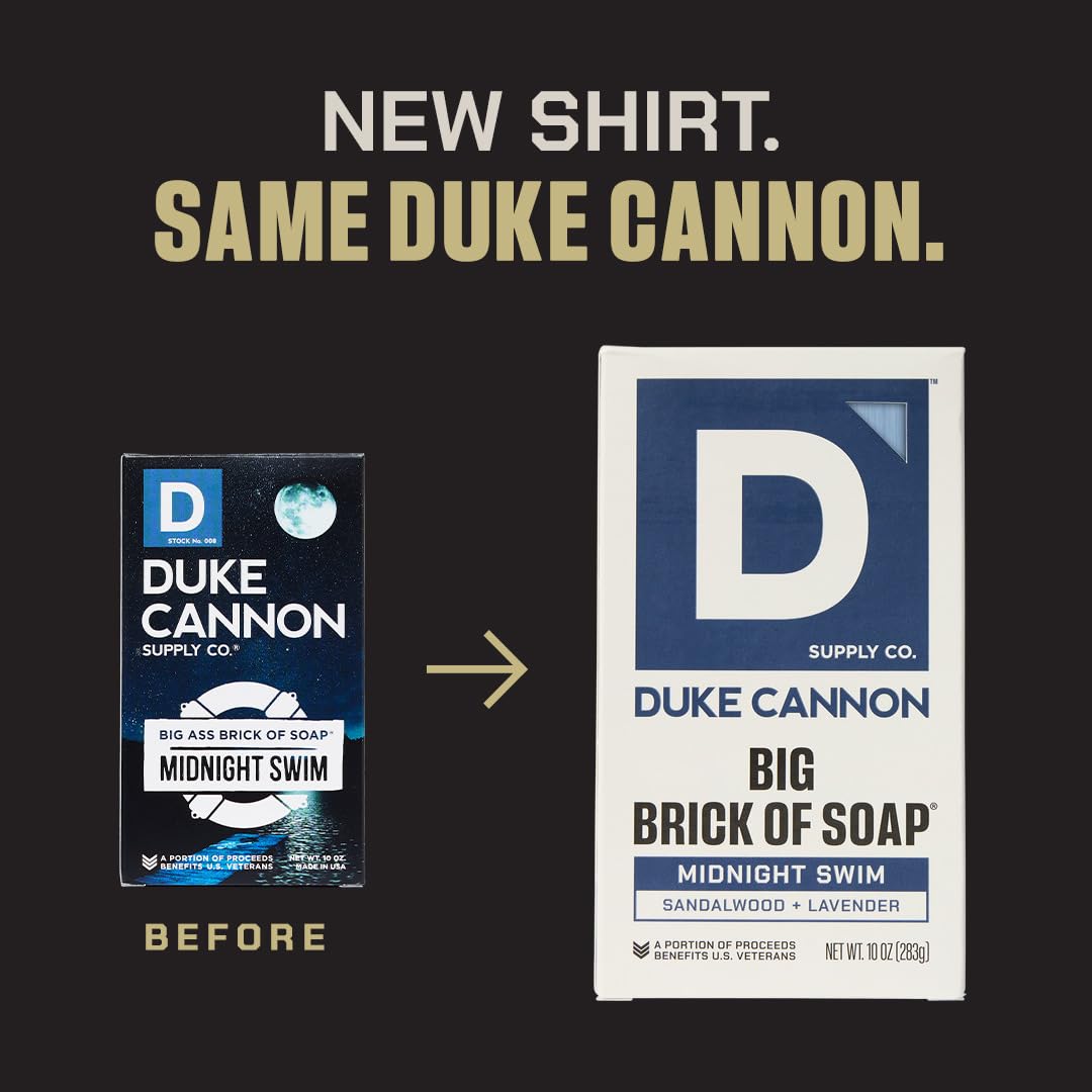 Duke Cannon Ultimate Freshness Soap 3-Pack: Midnight Swim, Superior & Naval Diplomacy (10 oz)