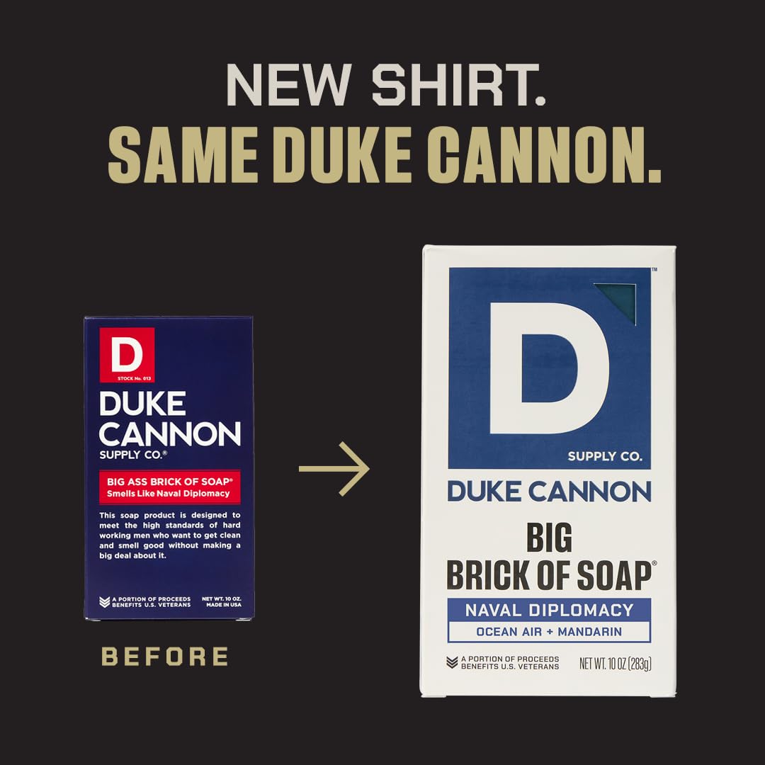 Duke Cannon Ultimate Freshness Soap 3-Pack: Midnight Swim, Superior & Naval Diplomacy (10 oz)