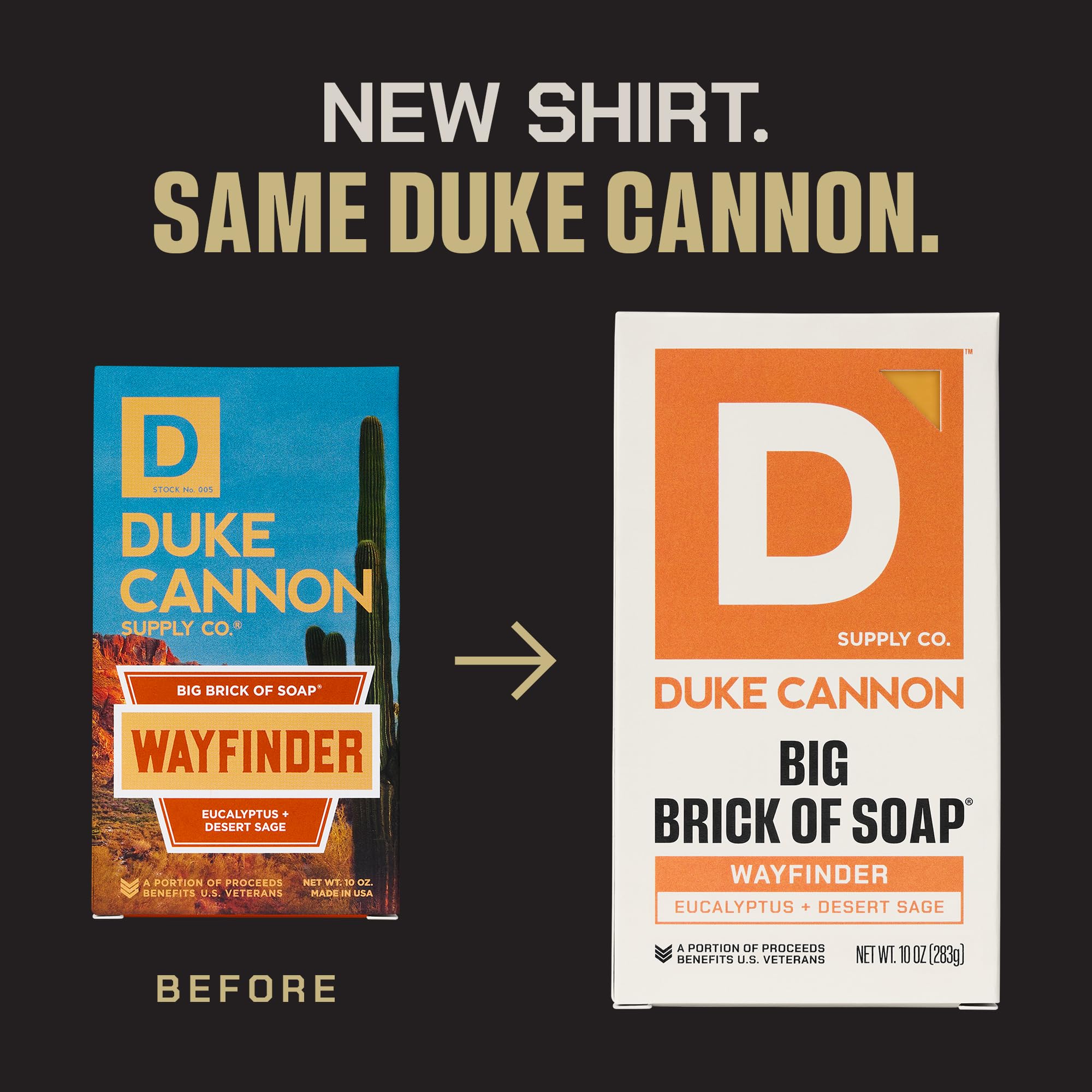 Duke Cannon Wayfinder Bar Soap Bundle – Extra Large 10 oz, 6-Pack, American-Made