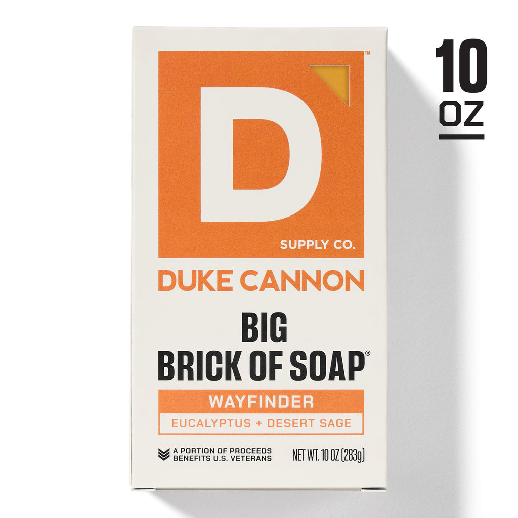 Duke Cannon Wayfinder Bar Soap Bundle – Extra Large 10 oz, 6-Pack, American-Made