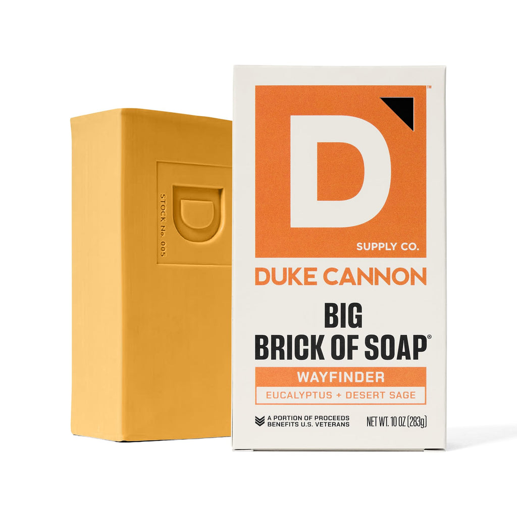 Duke Cannon Wayfinder Bar Soap Bundle – Extra Large 10 oz, 6-Pack, American-Made