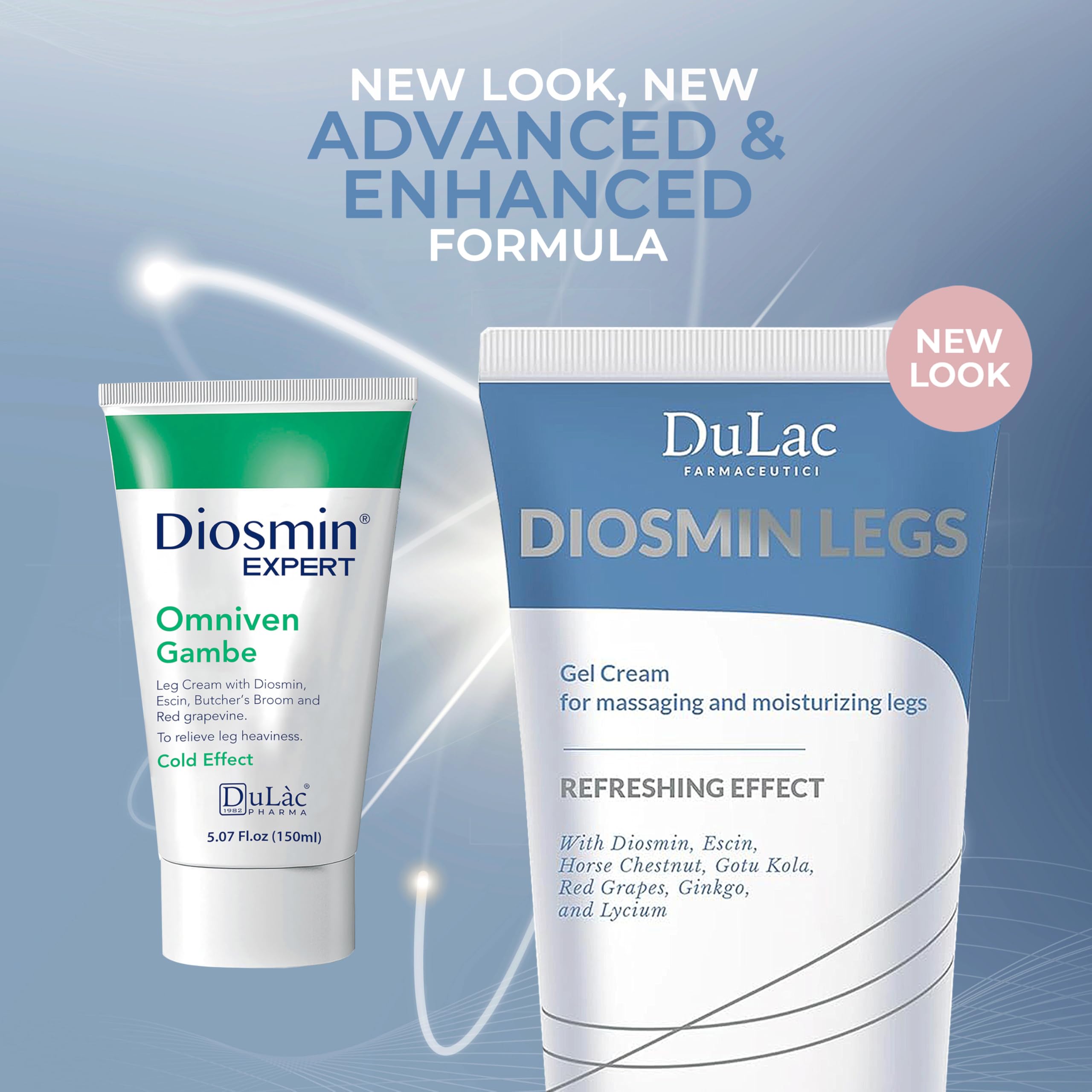 Dulàc Diosmin Legs Gel Cream 5.07 fl oz – Varicose Veins & Leg Circulation Support
