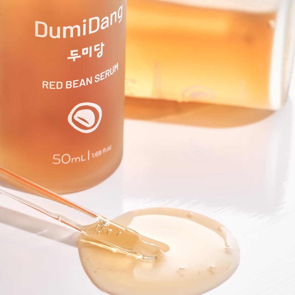 DumiDang Red Bean Serum - Korean Traditional Vegan Skincare with Fermented Red Bean & Kelp Extracts | 50mL