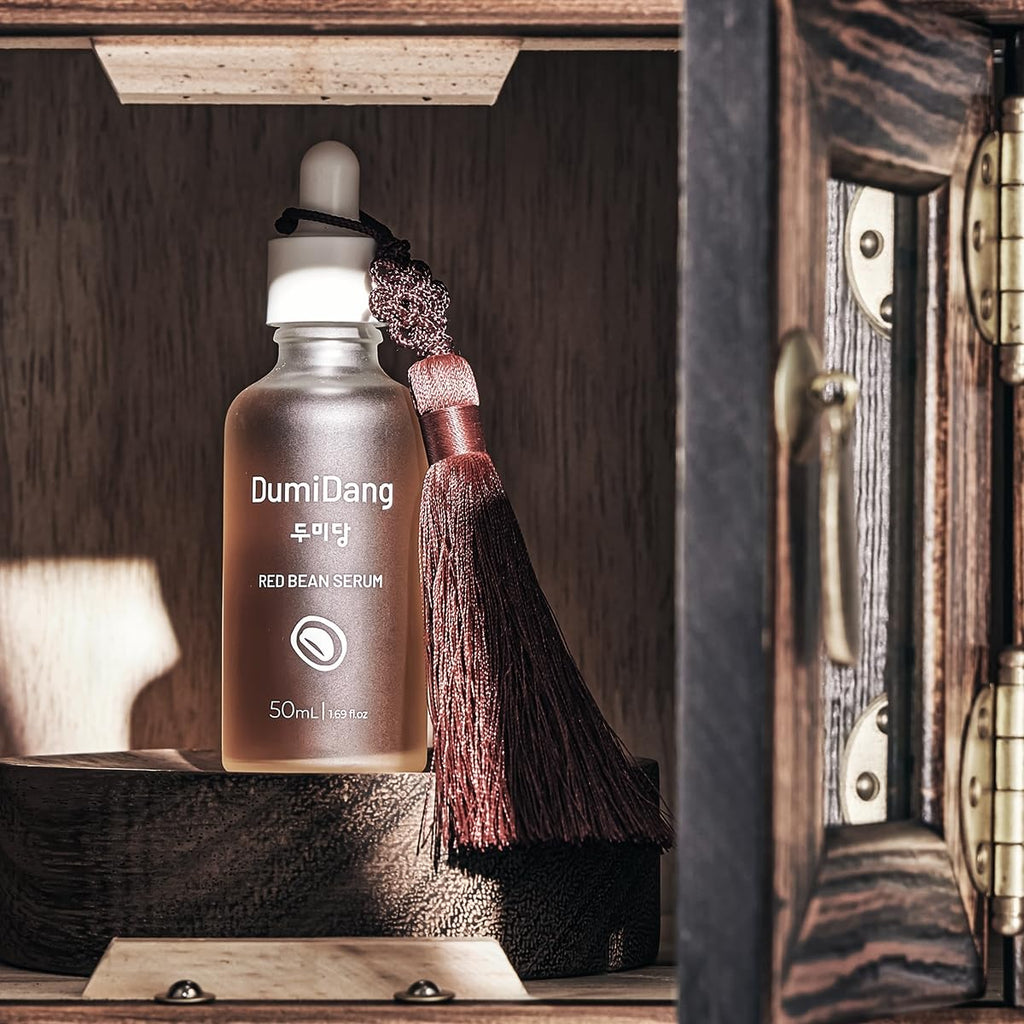 DumiDang Red Bean Serum - Korean Traditional Vegan Skincare with Fermented Red Bean & Kelp Extracts | 50mL