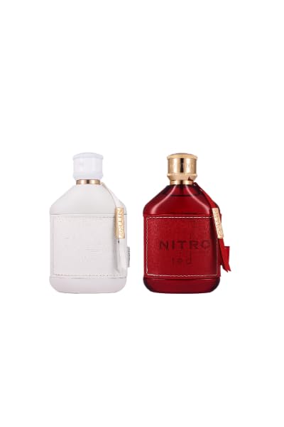 Dumont Nitro Red & Nitro White Eau de Parfum Duo – 3.45 oz Each (2-Piece Set)