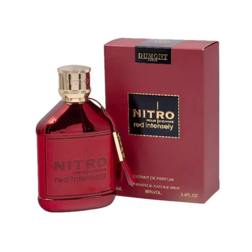 Dumont Nitro Red Extrait De Parfum — Sensual Aquatic Woody, 3.4 Fl Oz