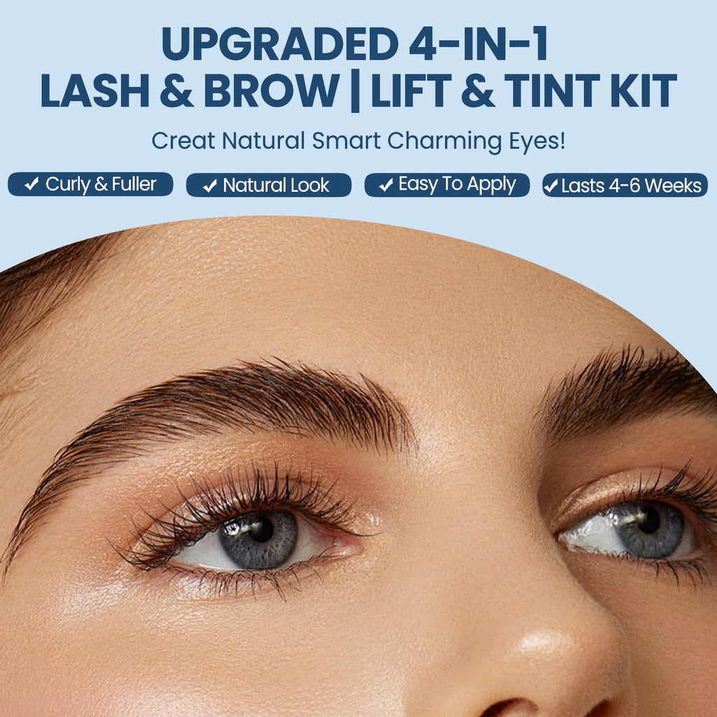 Duoffanny 63Pcs 4-In-1 Lash Lift & Brow Lamination Kit – 6–8 Weeks, DIY Salon Quality