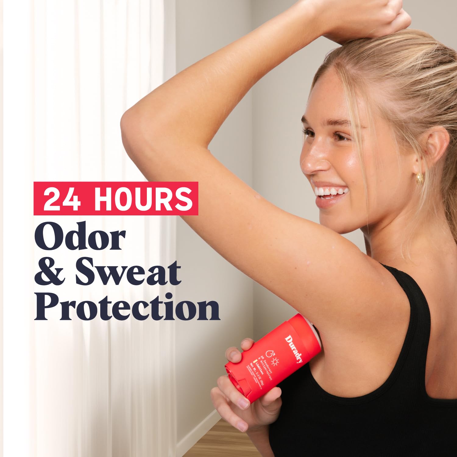 Duradry Clinical-Strength Antiperspirant Deodorant for Women and Men – 90% Natural, Talc & Silicone-Free