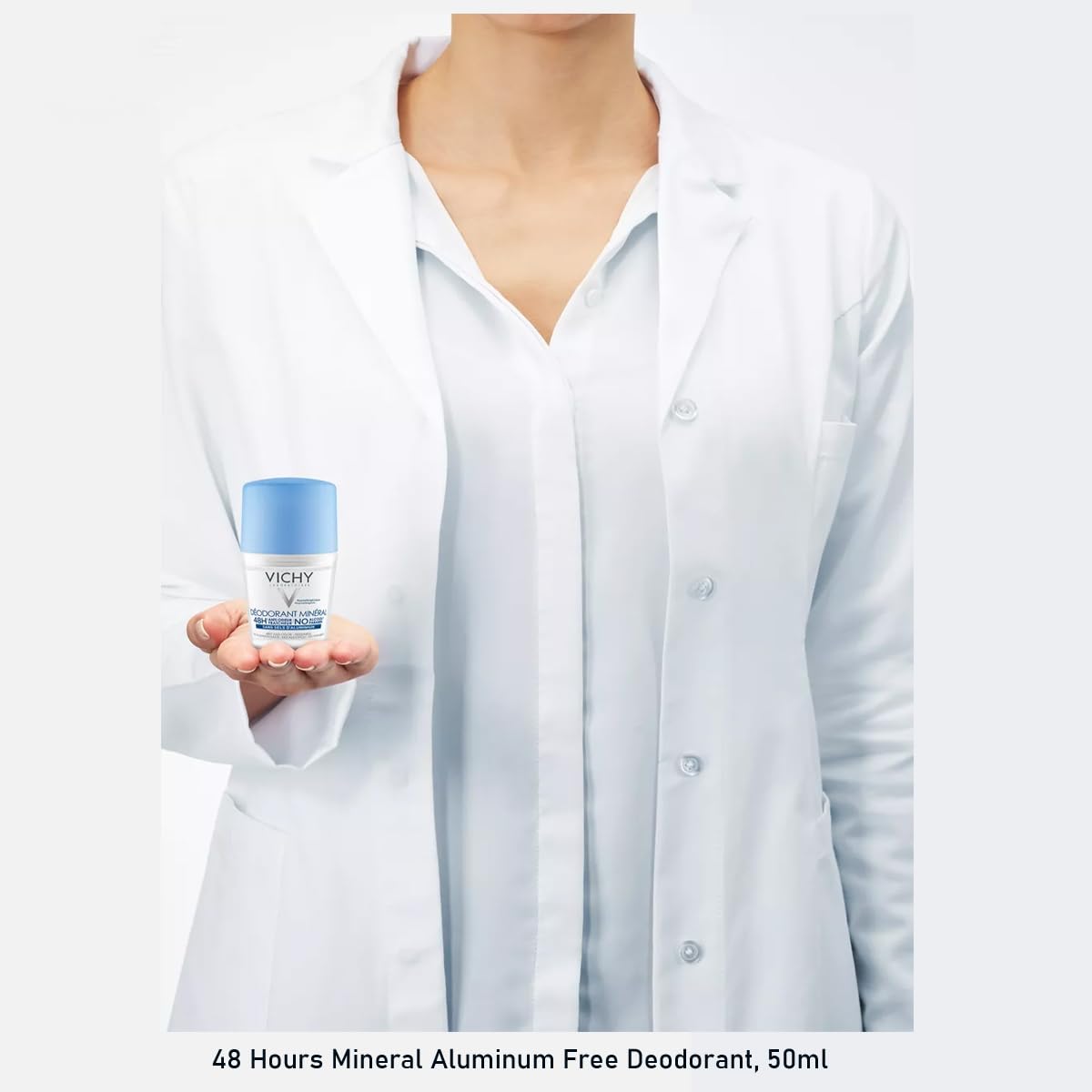 DurbaLife Mineral 48H Aluminum Free Deodorant Roll-On 50 ml | 15 Minerals from Volcanic Water