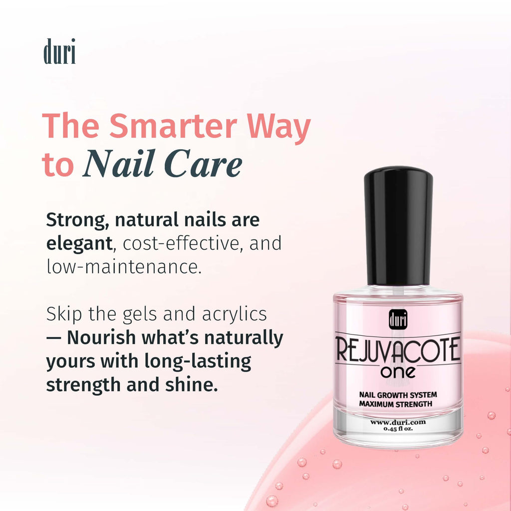 Duri Rejuvacote 1 Nail Growth System – Maximum Strength Nail Strengthener for Damaged Nails (0.45 fl oz)