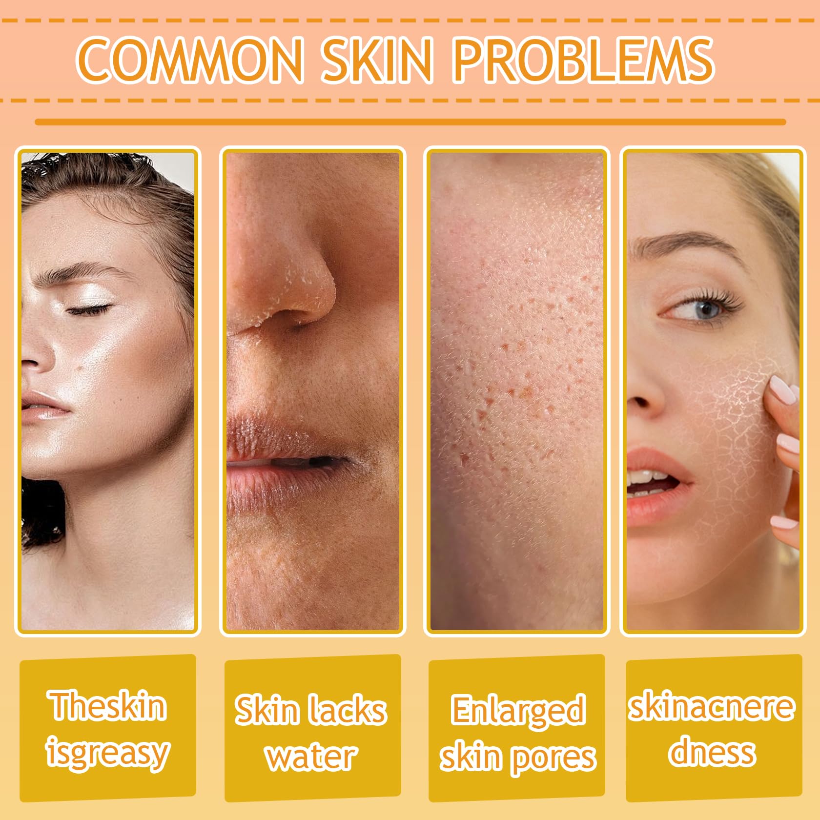 DWDiWen Turmeric Skin Care Set – 9-Piece Travel Facial Kit