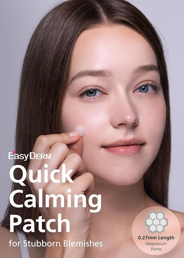 EasyDerm Quick Calming Magnesium Patches – 40 Patches (4 Pack) with Tea Tree & Cica | DWEasyDerm
