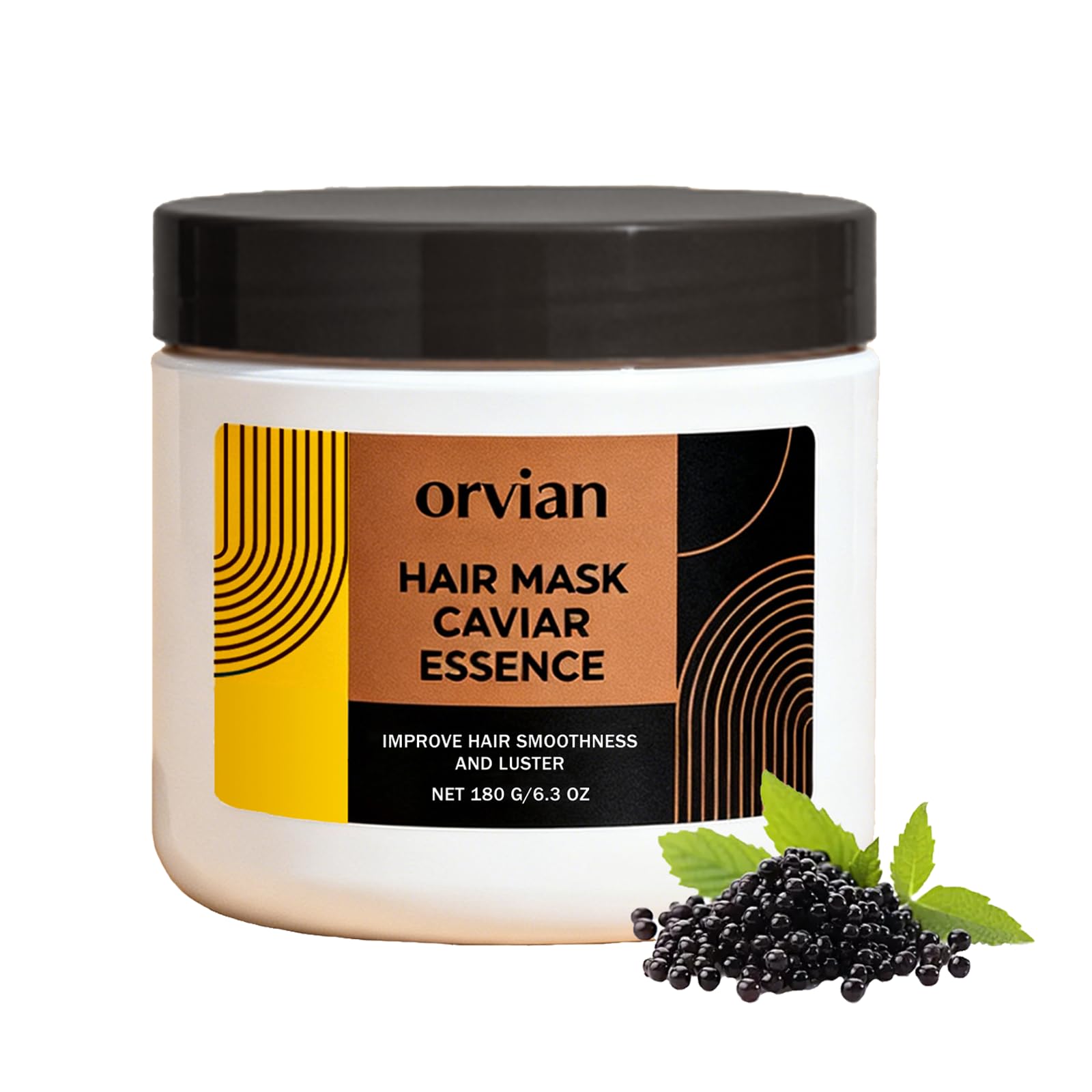 DYALE Orvian Caviar Hair Mask - Deep Repair & Hydration for Dry, Damaged Hair (180 g)