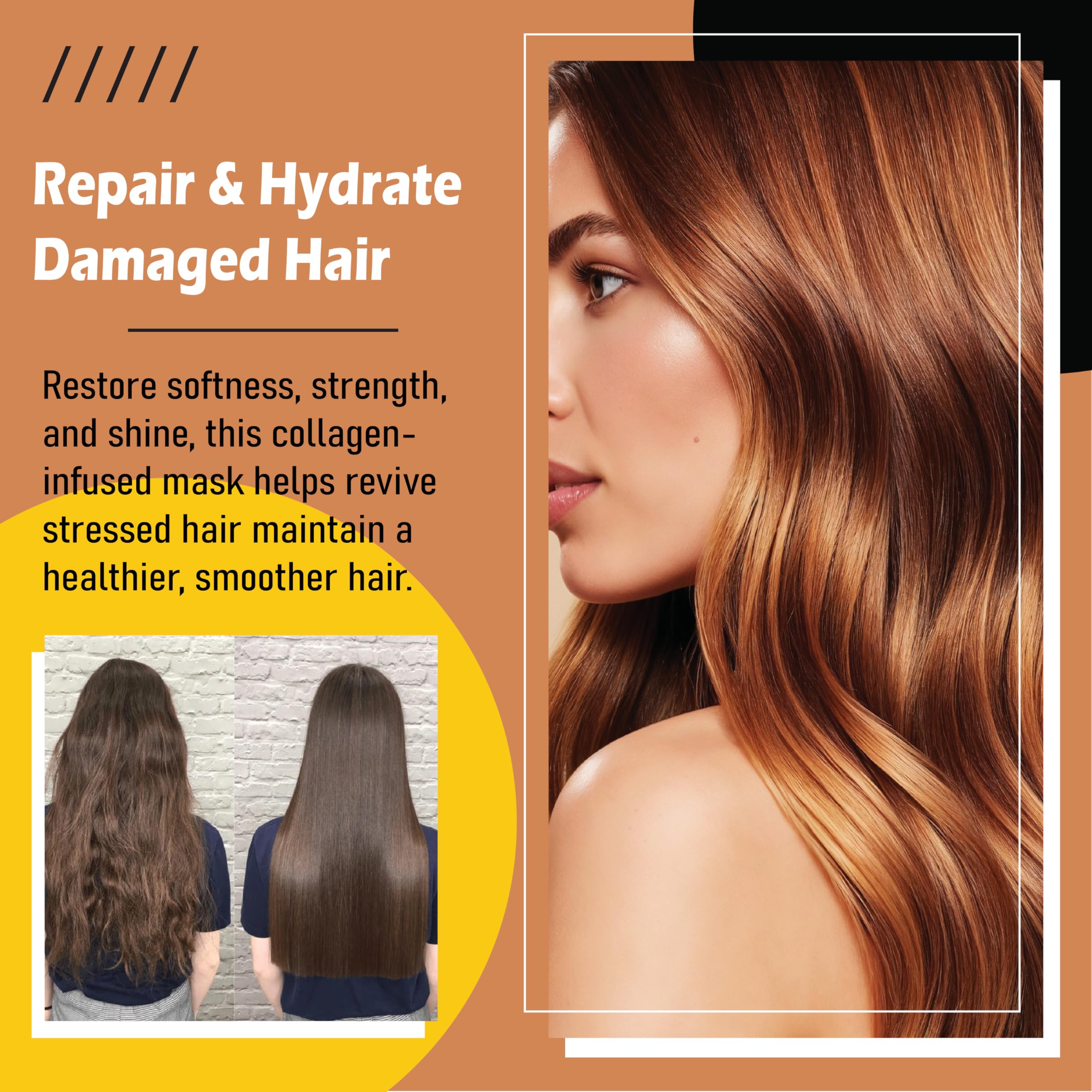 DYALE Orvian Caviar Hair Mask - Deep Repair & Hydration for Dry, Damaged Hair (180 g)