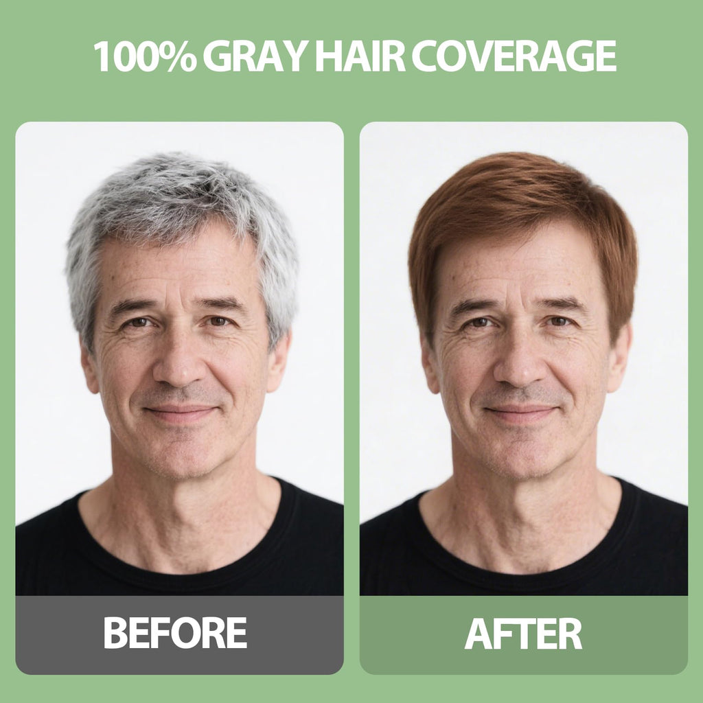 FARNDU Light Brown Hair Dye Shampoo 3-in-1 with Argan Oil – 10–15 Min Gray Coverage | DYEING 221 BC