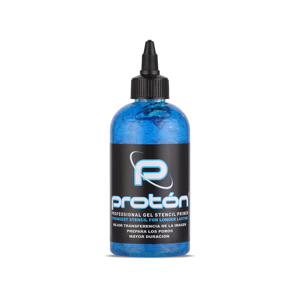 Dynamic Color Co Proton Stencil Primer Gel — Long-Lasting, Smudge-Proof, Blue, 8oz